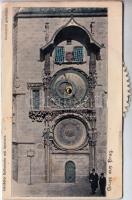 Praha Orloj mechanical card