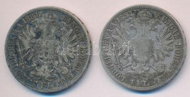 Ausztria 1881. 1Fl "Ferenc József" (2x) T:3
Austria 1881. 1 Florin "Franz Joseph&quot...
