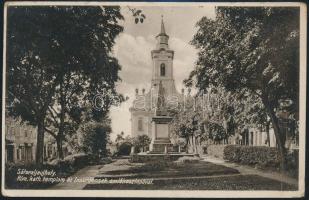 Sátoraljaújhely, Róm. kat. templom, Insurgensek emlékoszlopa (fa)