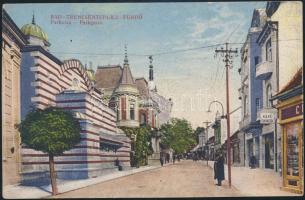 Trencsénteplic, Park street, cafe and confectionery (fa)