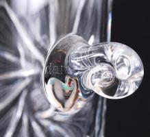 Ólomkristály pezsgős vödör, hibátlan, m:22 cm, d:23 cm