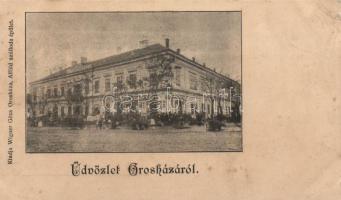 Orosháza Alföld szálloda, Wigner Géza üzlete (kis szakadás / small tear)