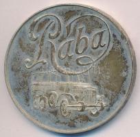 1996. Győr "Rába 1896-1996" Ag emlékérem (30,92g/0.925/42mm) T:1-