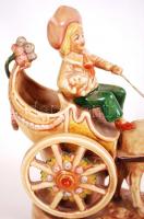 9 db porcelán figura és egy váza, jelzettek, egyik sérült a többi hibátlan, 8-27 cm