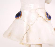 9 db porcelán figura és egy váza, jelzettek, egyik sérült a többi hibátlan, 8-27 cm