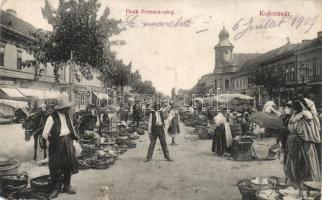 Kolozsvár Deák street, market (EM)