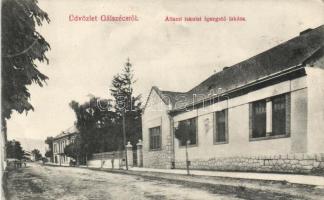 Gálszécs the home of headmaster (fa)