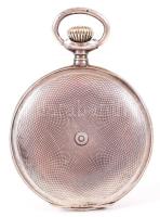 Ezüst (Ag.) dupla fedeles art-deco zsebóra, jelzett, belül "patent remontoir" felirattal, ...