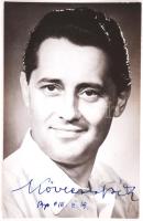 1956 Kövecses Béla operaénekes fotója saját kezű aláírásával