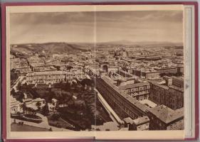 Róma dekoratív képes leporello füzet a 20-as évekből