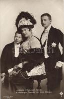 Princess Auguste of Bavaria with her sons