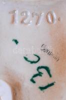 Ló, jelzett porcelánfigura / 
Horse, porcelain figure, 22x13x8cm