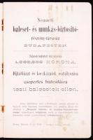 1893 Nemzeti baleset- és munkás-biztositó részvény-társaság Budapesten: Dijtáblázat és koczkázatok osztályozása csoportos biztositásra testi balesetek ellen
