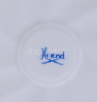 Virágokkal díszített, kézzel festett és aranyozott, jelzett Herendi bonbonier masni alakú fogantyúva...