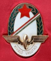 ~1970. "Kiváló vasutas" szocialista kitüntetés eredeti dísztokban T:1