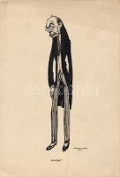 1913 Horváth Ernő tusrajza Lukács László miniszterelnökről