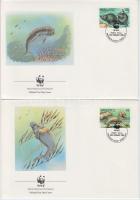 WWF: Dugong set on 4 FDCs WWF: Dugong sor 4 db FDC-n