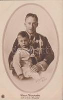 William, German Crown Prince with his son