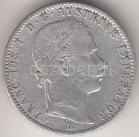 Ausztria 1860B 1/4Fl Ag T:2 k.
Austria 1860B 1/4 Florin Ag T:XF scratched