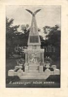 Budapest XVII. Rákosliget, hősi emlékmű (fa)