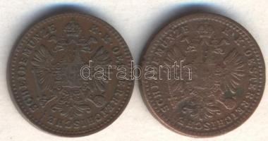 Ausztria 1861A 1Kr + 1881. 1Kr C:2-,2
Austria 1891A 1 Kreuzer + 1881. 1 Kreuzer C:VF,XF