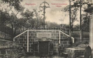 Nagybánya, Veresvíz gold mine entrance (fa)