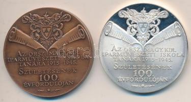 Bozó Gyula (1913-2004) 1994. "Haranghy Jenő születésének 100. évfordulójára" Br és ezüstöz...