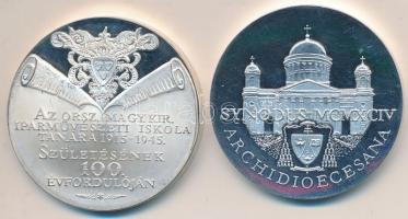 Bozó Gyula (1913-2004) 1994. "Esztergom Synodus" Br és ezüstözött fém emlékérem + 1994. &q...