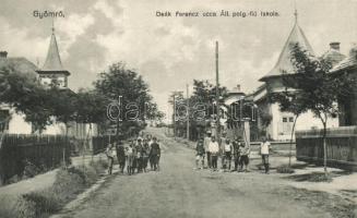 Gyömrő Deák Ferenc utca, áll. polg. fiúiskola