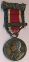 Nagy-Britannia 1919-1920. "The King's Medal" Brkitüntetés mellszalagon T:2 Great Britain 1919-1920. "The King's Medal" Br decoration with ribbon C:XF