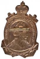 Oroszország DN "Nagy Péter orosz cár" aranyozott Br jelvény T:2
Russai ND "Peter the ...