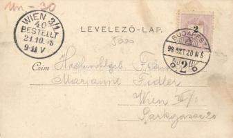 1898 Budapest Gyalogsági Kadétiskola, torna udvar