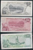 Argentina 1970-1973. 50P + 100P + 500P T:I
Argentina 1970-1973. 50P + 100P + 500P C:Unc