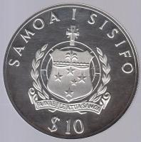 Samoa 1988. 10T Ag "Kon-Tiki" T:PP Samoa 1988. 10 Tala Ag "Kon-Tiki" C:PP