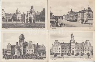 9 db régi Chernivtsi városképes lap / 9 pieces of old Chernivtsi city cards