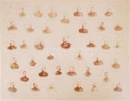 1899-1903 A Ludovika Akadémia tisztikara Nyiri Sándor (1854-1911) vezérkari ezredes, későbbi hadügym...