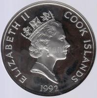 Cook-szigetek 1992. 50$ Ag "Amerika 500 éve - Davis szoros" T:PP
Cook Islands 1992. 50 Dol...