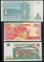 Zambia 2003. 50K + Zimbabwe 1997. 10D + Zaire 1993. 10Z T:I
Zambia 2003. 50 Kwacha + Zimbabwe 1997. ...