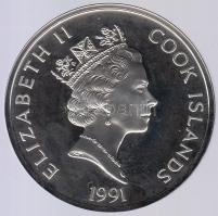 Cook-szigetek 1991. 50$ Ag "Amerika 500 éve - Balboa" T:PP
Cook Islands 1991. 50 Dollars A...
