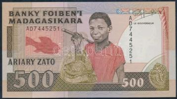 Madagaszkár 1988-1993. 500Fr T:I Madagascar  1988-1993. 500 Francs C:Unc