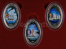 Zambia 2000. 1000Kw CuNi "Nagy Felfedezések" sorozat 2x3 darab érme dísztokban T:PP
Zambia...