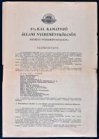 Budapest 1920. "4 1/2%-os Budapest-Fővárosi Adómentes Kölcsönkötelezvényről" kibocsátott részvény 1000K értékben + Budapest 1888. "Magyarországi Jószív-Egyesület" sorsjegye pecsételéssel 2Ft-ról magyar és német nyelven + Budapest 1941. "4%-kal kamatozó állami nyereménykölcsön (erdélyi nyereménykölcsön) tájékoztató T:III