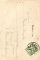 Szolnok Református templom, Art Nouveau, floral litho