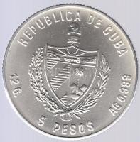 Kuba 1981. 5P Ag "Nina" T:BU Cuba 1981. 5 Pesetas Ag "Nina" C:BU