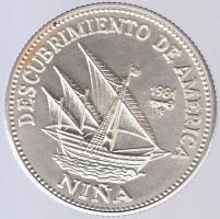 Kuba 1981. 5P Ag "Nina" T:BU
Cuba 1981. 5 Pesetas Ag "Nina" C:BU
