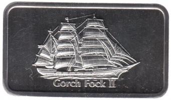 Németország DN "Gorch Fock" 1oz (31,103g) Ag(0.999) ezüst tömb T:PP
Germany ND "Gorch...