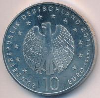 Németország 2011. 10€ Ag "Női labdarúgó VB" T:PP
Germany 2011. 10 Euro Ag "...