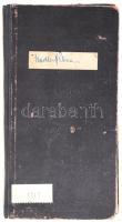1937 Nádler Pálma írónő, Nádler Róbert (1858-1938) festőművész lányának indexe a Pázmány Péter Tudom...