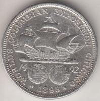 Amerikai Egyesült Államok 1893. 1/2$ Ag "Kolumbusz / Santa Maria" T:2,2-
USA 1893. 1/2 Dol...