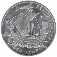 Németország 2006J 10€ Ag "650 éves a Hanza-szövetség" T:1
Germany 2006. 10 Euro ...